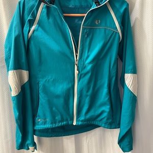 Ladies Pearl Izumi Teal Full Zip Cycling Jacket
